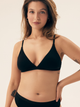 Biustonosz damski bez Push Up bez fiszbin Bloovii Lacteem 42483-99X M Czarny (5903972540640) - obraz 1