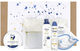 Набір для догляду за тілом Dove Nourishment Косметичка + Крем для тіла Rich Noursishment 150 мл + Гель для душу Deeply Nourishinr 200 мл + Антиперспірант-спрей Original 150 мл + Маска для обличчя Deep Нourratinr 27 мл (8720182476630) - зображення 1