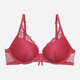 Biustonosz damski Push Up z fiszbinami Bloovii Verina 42504-42X 75D Różowy (5903972544778) - obraz 11