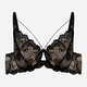 Biustonosz damski bez Push Up usztywniany Esotiq Bari 42508-61X 85D Czarny (5903972526613) - obraz 6