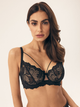 Biustonosz damski bez Push Up usztywniany Esotiq Bari 42508-61X 85E Czarny (5903972526590) - obraz 1