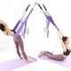 Гамак-резинка с ремнями для аэройоги Air Yoga Rope, подвесной регулируемый гамак для йоги и фитнеса AYR-521-12-Purple/Black - изображение 9