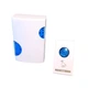 Бездротовий дверний дзвінок KAMSANG DOORBELL WL-646 32 мелодії Приймач у розетку 220V White-Blue - зображення 1