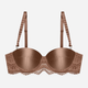Biustonosz damski Push Up z fiszbinami Esotiq Brillant 42546-82X 65C Beżowy (5903972530238) - obraz 6
