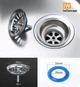 Сетка-клапан для мойки IwConcept PSS5 D80 304 Steel - изображение 2