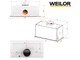 Витяжка вбудована WEILOR LUMINA WBG 69 WHITE SILENCE - изображение 7