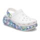 Сабо на высокой платформе Crocs Classic Crush Butterfly Clog 37 р 23.2-24 см Белые 207521-M5/W7 White - изображение 2
