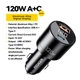 Автомобільний зарядний пристрій Essager 120W PD Super Fast Charger QC 4.0 PD 3.0 - зображення 8