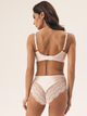 Biustonosz damski bez Push Up z fiszbinami Esotiq Brillant 42547-01X 80D Kremowy (5903972530689) - obraz 4