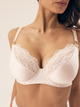 Biustonosz damski bez Push Up z fiszbinami Esotiq Brillant 42547-01X 90D Kremowy (5903972530788) - obraz 5