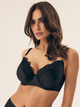 Biustonosz damski bez Push Up z fiszbinami Esotiq Brillant 42547-99X 70H Czarny (5903972530665) - obraz 1