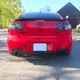 Накладка на задний бампер Mazda 3 акули плавники канарды универсальная черного цвета - изображение 2