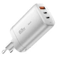 Універсальна швидка зарядка Essager GaN 65W PD+QC3.0 White - зображення 1