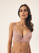 Бюстгальтер Push-up з кісточками мереживний Esotiq Blithely 42551-39X 65D Рожевий (5903972532287) - зображення 1