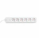 Сетевой удлинитель VIDEX ONCORD з/з 6п 3м (3x1.5мм) с кнопкой white - изображение 3