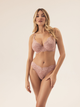 Biustonosz damski Push Up z fiszbinami Esotiq Blueberry 42554-39X 70F Różowy (5903972522882) - obraz 6