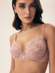 Бюстгальтер Push-up з кісточками мереживний Esotiq Blueberry 42554-39X 75F Рожевий (5903972522844) - зображення 5