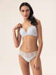 Biustonosz damski Push Up z fiszbinami Esotiq Blueberry 42554-50X 70B Błękitny (5903972523322) - obraz 3