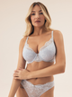 Бюстгальтер Push-up з кісточками мереживний Esotiq Blueberry 42554-50X 80D Блакитний (5903972523377) - зображення 10