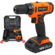 Аккумуляторная дрель-шуруповерт 18v Kraft&Dele KD1572 1300 А/ч - изображение 1