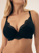 Biustonosz damski Push Up z fiszbinami Esotiq Blueberry 42554-99X 70B Czarny (5903972522929) - obraz 9