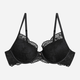 Biustonosz damski Push Up z fiszbinami Esotiq Blueberry 42554-99X 80D Czarny (5903972522974) - obraz 10