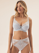Biustonosz damski bez Push Up usztywniany Esotiq Blueberry 42555-50X 70H Błękitny (5903972524381) - obraz 5