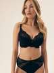 Biustonosz damski bez Push Up usztywniany Esotiq Blueberry 42555-99X 90C Czarny (5903972523933) - obraz 5