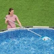 Набір для очищення басейну Bestway Aquaclear 58013, 2-в-1: сачок і насадка-пилосос, телескопічна штанга 174 см - изображение 2