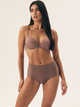 Biustonosz damski bez Push Up usztywniany Henderson Necio 42581-84X 70B Brązowy (5903972399415) - obraz 3