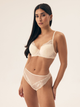 Biustonosz damski bez Push Up usztywniany Henderson Noche 42582-24X 70E Beżowy (5903972399637) - obraz 5
