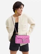 Сумка кросс-боди через плечо женская из натуральной кожи средняя Coach Tabby Shoulder Bag 26 With Pillow Quilting BG-COA-77 Lh/Fuchsia (195031264238) - изображение 2