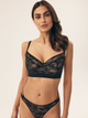 Biustonosz damski miękki bez Push Up Esotiq Bisous 42864-99X 70H Czarny (5903972549629) - obraz 3