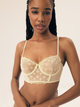 Biustonosz bustier Esotiq Bloomy 42870-10X 70B Żółte (5903972552612) - obraz 1