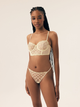 Biustonosz bustier Esotiq Bloomy 42870-10X 70B Żółte (5903972552612) - obraz 3