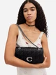Сумка кросс-боди через плечо женская из натуральной кожи средняя Coach Tabby Shoulder Bag 26 With Pillow Quilting BG-COA-71 Silver/Black (195031262173) - изображение 2