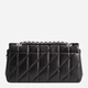 Сумка кросс-боди через плечо женская из натуральной кожи средняя Coach Tabby Shoulder Bag 26 With Pillow Quilting BG-COA-71 Silver/Black (195031262173) - изображение 4