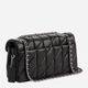 Сумка кросс-боди через плечо женская из натуральной кожи средняя Coach Tabby Shoulder Bag 26 With Pillow Quilting BG-COA-71 Silver/Black (195031262173) - изображение 5