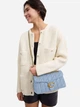 Сумка кросс-боди через плечо женская из натуральной кожи средняя Coach Tabby Shoulder Bag 26 With Pillow Quilting BG-COA-74 Brass/Bluebell (195031264139) - изображение 4