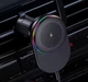 Магнитный Держатель для телефона в авто DM DM-56 MagSafe Беспроводная зарядка 15 Вт Type-C для iPhone Samsung Google Pixel Автодержатель на вентиляционную решетку дефлектор Black - зображення 3