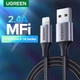 Кабель Lightning to USB-A UGREEN US199 для iPhone iPad 1.5m Black (60157) - зображення 5