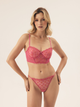 Biustonosz bustier Esotiq Bloomy 42870-42X 65D Różowe (5903972552834) - obraz 3