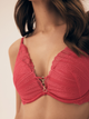Biustonosz damski Push Up z fiszbinami Esotiq Bossa 42873-42X 75B Różowy (5903972554067) - obraz 5