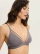 Biustonosz damski bez Push Up braletka Esotiq Blissy 42886-90X S Szary (5903972556191) - obraz 1