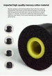 KZ Memory Foam Ear Tips – Пінні амбушюри з ефектом пам’яті для Hi-Fi звуку та комфорту - изображение 4