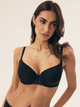 Biustonosz damski bez Push Up usztywniany Esotiq Bluey 42918-99X 80F Czarny (5903972562666) - obraz 1