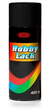 Спрей-краска акриловая Hobby Lack черный глянец 55 400 мл - изображение 1