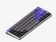 Дротова низькопрофільна механічна клавіатура NuPhy AIR60, RGB, WIN&MAC, УКР/АНГЛ, GREY (AIR60G) - зображення 1