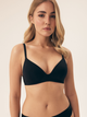 Biustonosz damski Push Up usztywniany Bloovii Lacteem 43111-99X 65B Czarny (5903972548929) - obraz 1