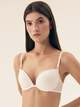 Biustonosz damski Push Up z fiszbinami Bloovii Saoui 43119-01X 70B Kremowy (5903972578445) - obraz 1